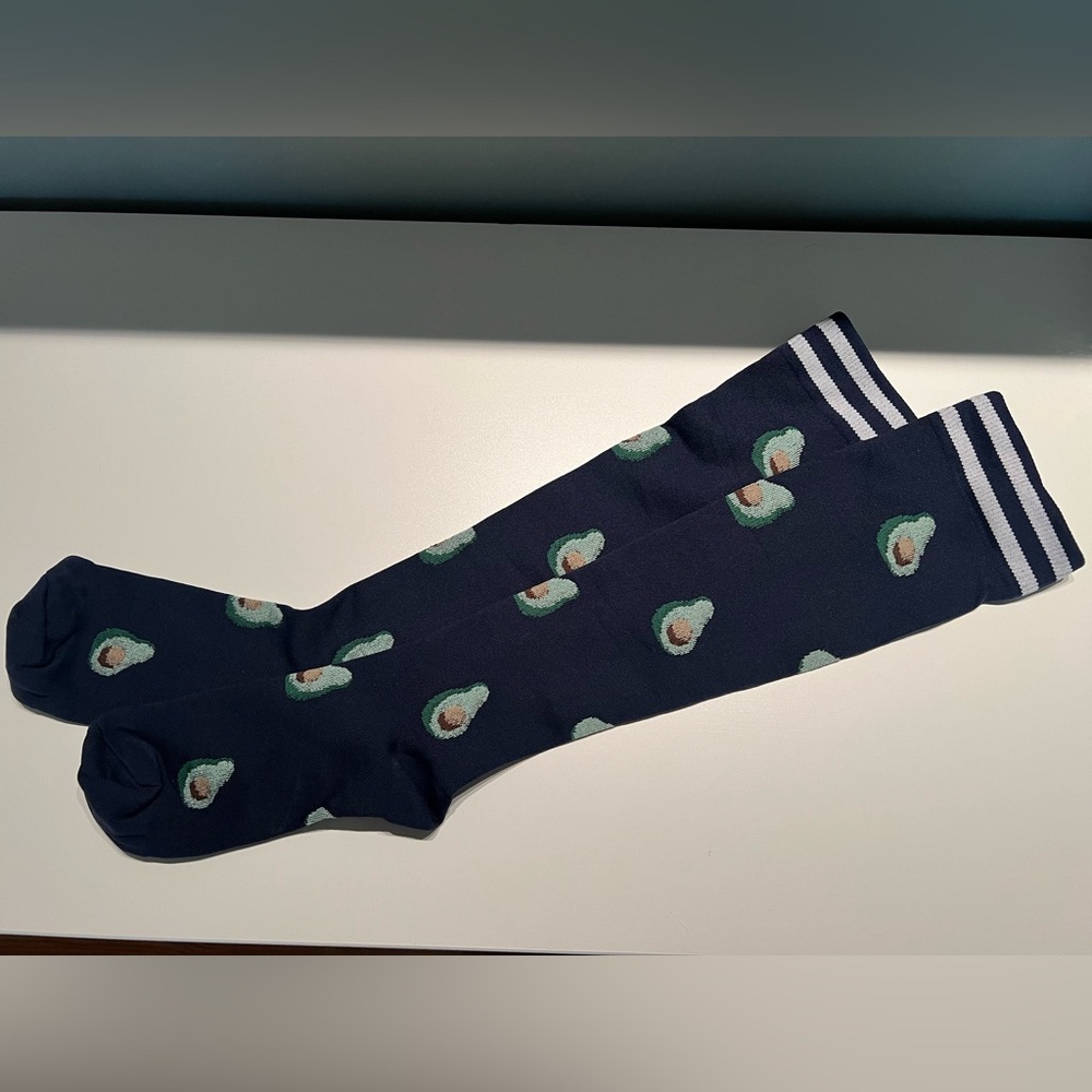 Avocado Design Compression Stockings